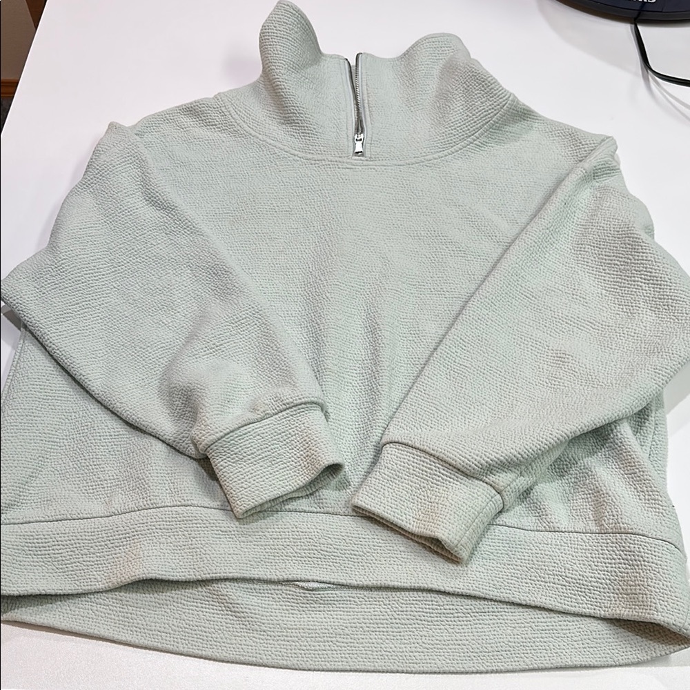 Pale Green Pullover Sweater